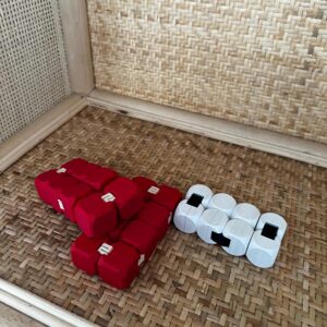 Infinity Cube Fidget Toy 3D Druck, Anti Stress Würfel für Fokus und Entspannung, Büro Gadget, Stressabbau Geschenkidee